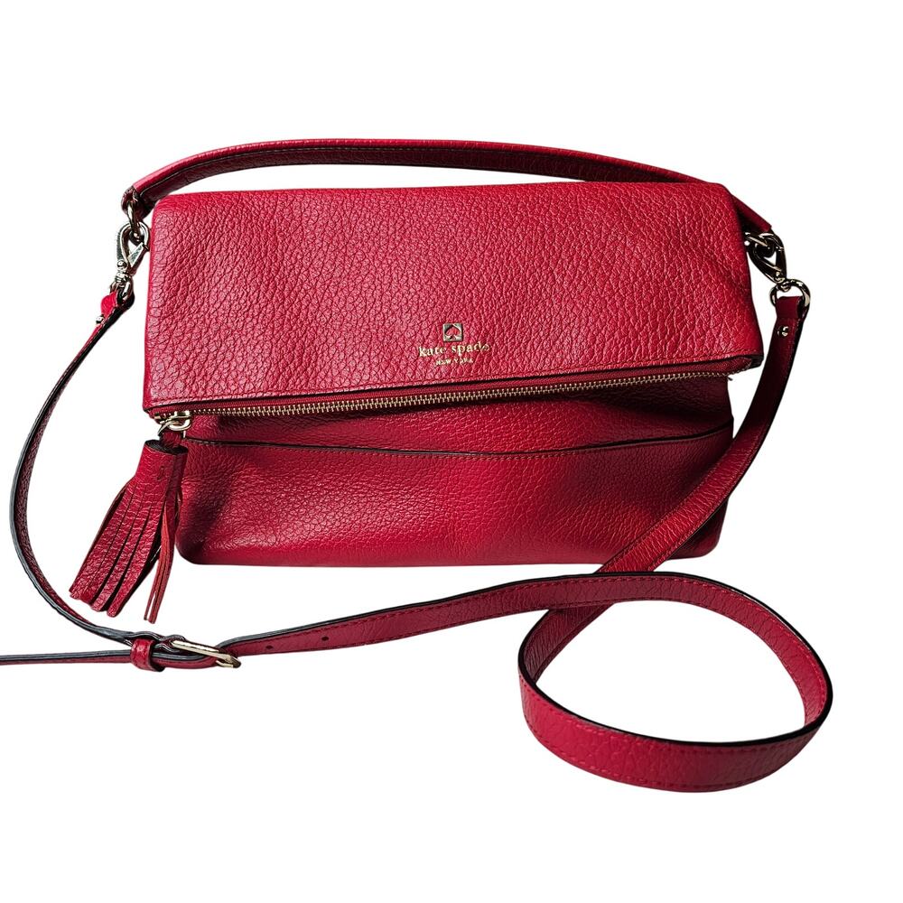 Kate Spade New York Leather Southport Avenue Maria Top Handle Crossbody - Picture 2 of 9